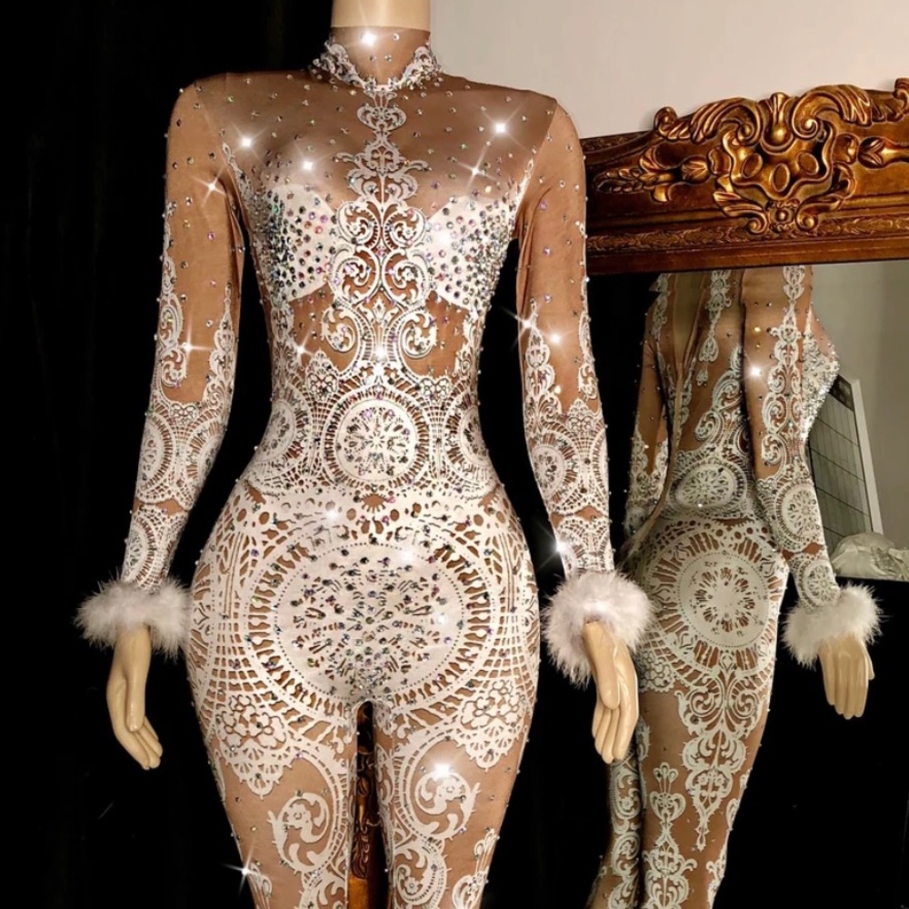 Rhinestone Jumpsuit